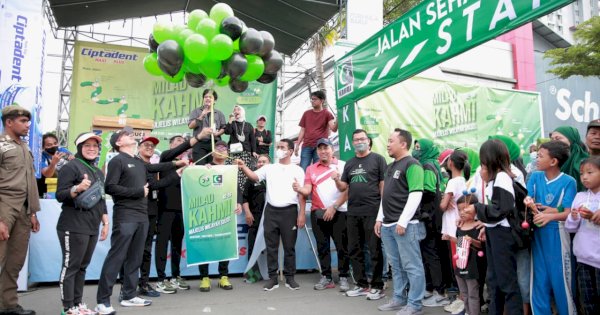 Wali Kota Danny Lepas Jalan Sehat Milad ke-56 KAHMI Wilayah Sulsel