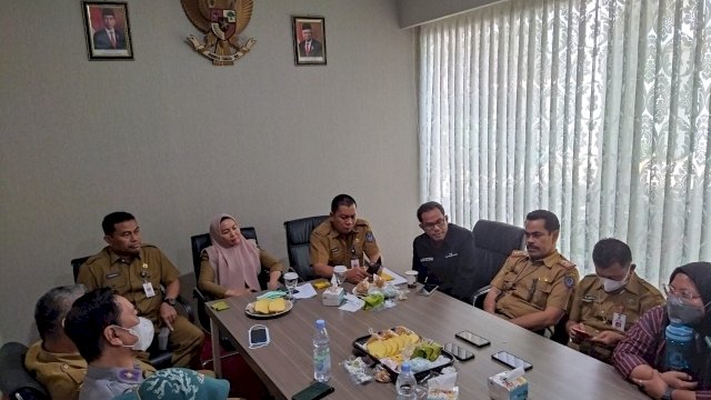 Panitia Hari Jadi Sulsel ke-353 menggelar Coffe Morning di Toraja Room Lounge, Kantor Gubernur Sulsel, Selasa (4/10/2022).