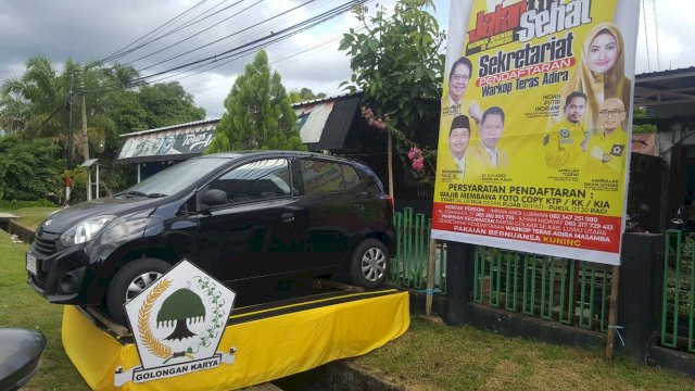 DPD Partai Golkar Kabupaten Luwu Utara Sulawesi Selatan, akan menggelar jalan sehat pada Ahad, 16 Oktober 2022, yang berhadiah satu unit mobil. 