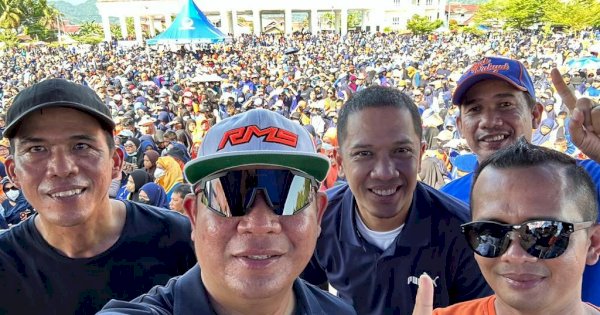 Jalan Sehat NasDem Dibanjiri Warga, Rudianto Lallo Optimis Menang di Palopo