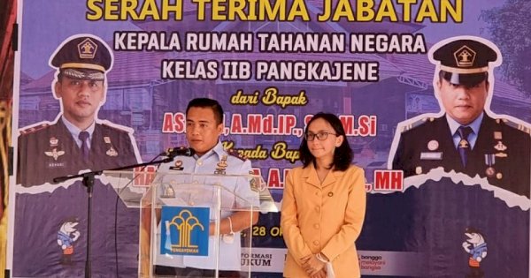 Hakim Sanjaya Resmi Memimpin Rutan Pangkep