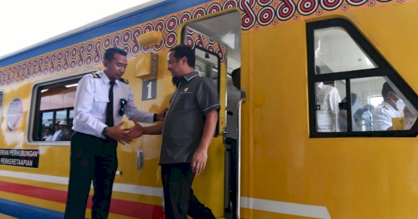 Kereta Api Sulsel Mulai Beroperasi Terbatas