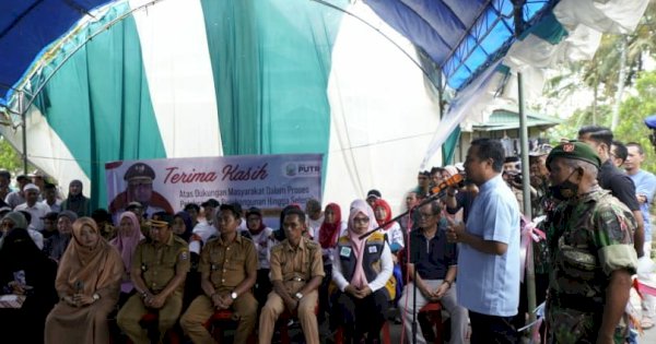 Gubernur Andi Sudirman Resmikan Ruas Jalan Boro di Jeneponto