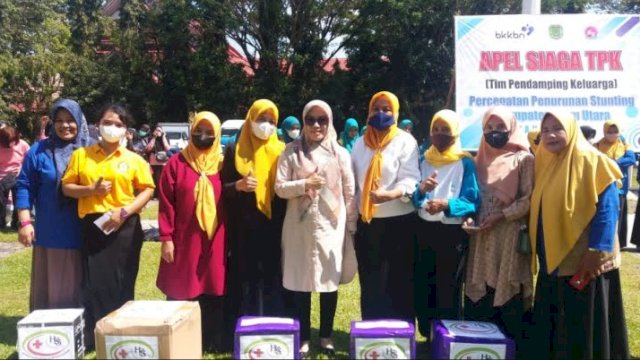 Sebanyak 5 kelompok Perempuan Kepala Keluarga (PEKKA) di Kabupaten Luwu Utara menerima bantuan dari Pemerintah Daerah Kabupaten Luwu Utara, Jumat (30/9/2022).