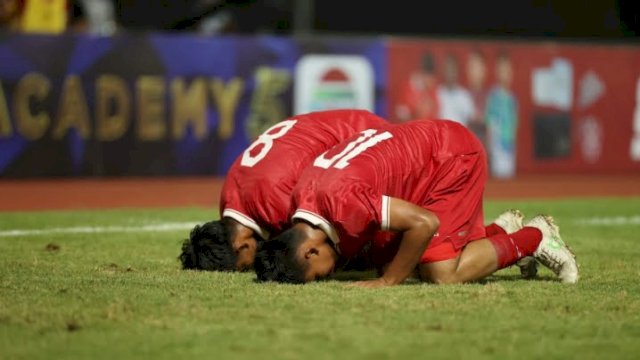 Dokumentasi pemain Timnas Indonesia U-17 di Kualifikasi Piala Asia U-17. (foto: PSSI) 