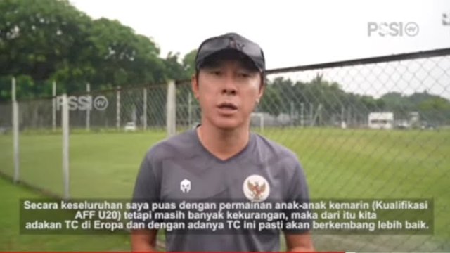 Pelatih Timnas Indonesia, Shin Tae-yong. (Sumber: YouTube PSSI)