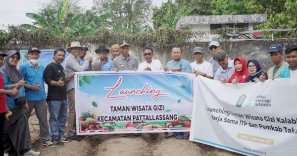 Syamsari Kitta Resmikan Taman Wisata Gizi di Takalar