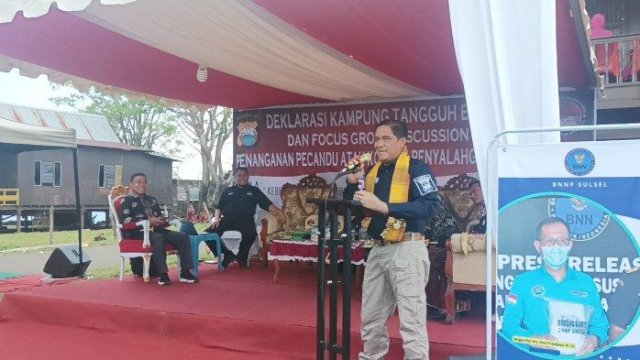 Desa Cikoang Takalar Ditetapkan Jadi Kampung Bersih Narkoba