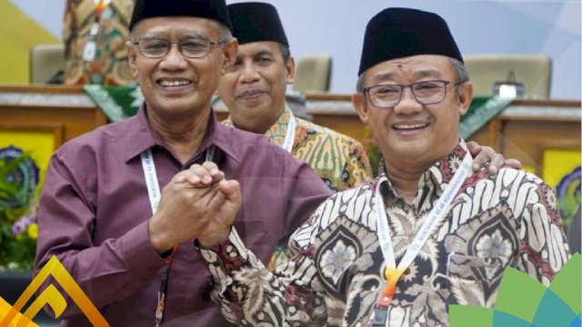 Haedar Nashir kembali terpilih sebagai Ketua Umum PP Muhammadiyah untuk masa bakti 2022-2027. Pemilihan itu berdasarkan musyawarah 13 anggota PP Muhammadiyah pada Ahad (20/11/2022). (Dok PP Muhammadiyah) 