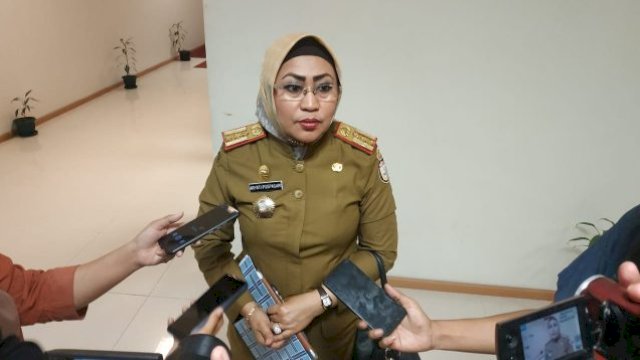 Kepala DLH Kota Makassar, Aryati Puspasari Abady.