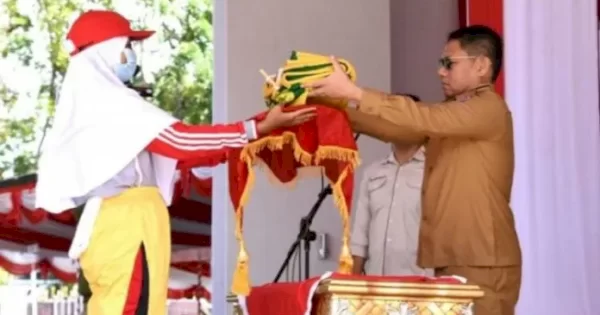 Pemprov Gorontalo Gelar Gladi Pengibaran Bendera HUT RI ke-77