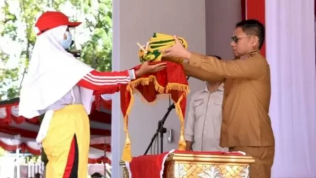 Pemprov Gorontalo Gelar Gladi Pengibaran Bendera HUT RI ke-77