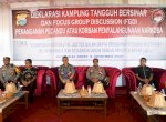 Cegah Narkoba, Polres Lutra Gelar Deklarasi Kampung Tangguh Bersinar dan FGD 