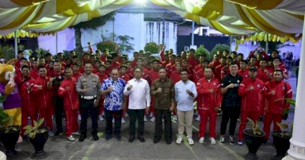 Lepas 99 Atlet Gorontalo ke Pra Popnas di Palu, Ini Pesan Penjagub Hamka 