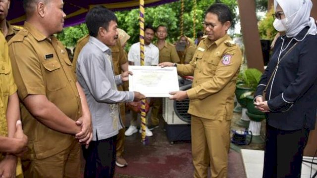 Penjabat Gubernur Gorontalo Hamka Hendra Noer, melakukan kunjungan kerja ke Dinas Pertanian Provinsi Gorontalo, Senin (7/11/2022).