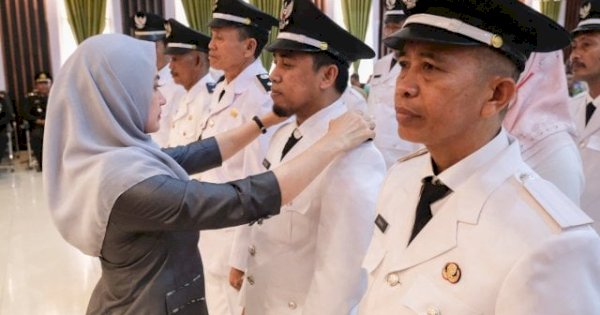 Bupati Luwu Utara Lantik 22 Kepala Desa Terpilih, Ini Pesannya