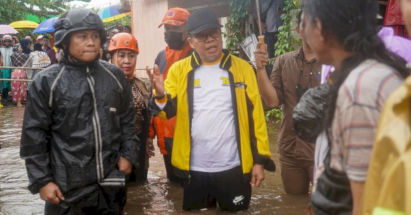 Pantau Lansung Banjir Parepare, Taufan Pawe Minta BPBD Siaga 24 Jam