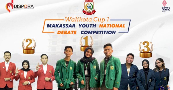 Dispora Makassar Sukses Gelar Kompetisi Debat Pemuda Nasional 2022