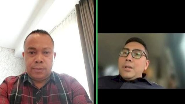 Tangkapan layar rapat koordinasi dan evaluasi Ranperda APBD 2023 Pemprov Gorontalo yang berlangsung secara daring, Kamis (10/11/2022).