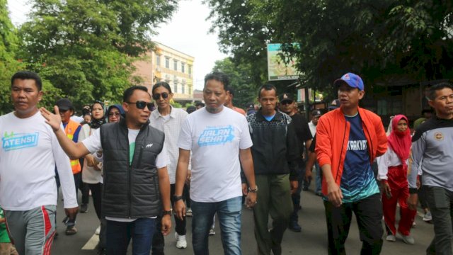 Ketua DPRD Makassar Rudianto Lallo Lepas Jalan Sehat Tallo Fest