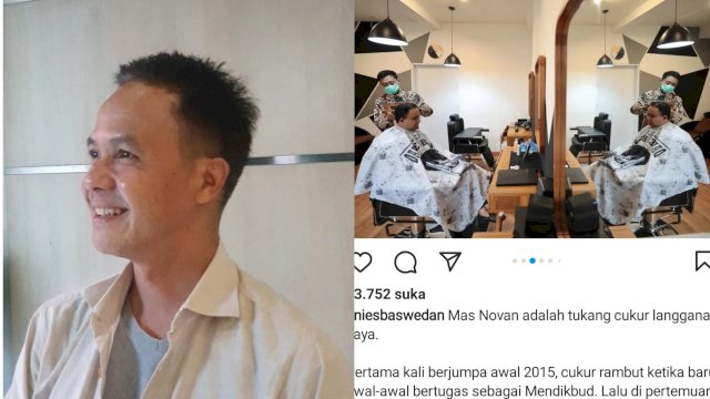 Usai Pidato Jokowi, Ganjar dan Anies Kompak Unggah Foto Rambut