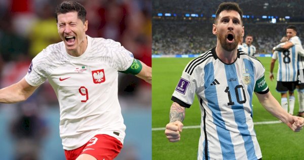 Gol pada Pertemuan Terakhir Lewandowski vs Messi: 1-0