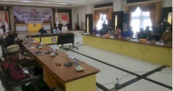 Forkopimda Gorontalo Rakor Bersama KPU RI Bahas Pemilu 2024