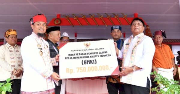 GMKI Sulsel Dapat Dana Hibah dari Pemprov Sulsel Rp 750 Juta