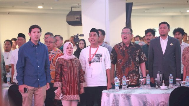 Pimpinan DPRD Makassar Kompak Hadiri Bedah Buku Aldera