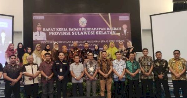 Optimalkan Pendapatan Daerah Tahun 2023, Bapenda Sulsel Gelar Raker