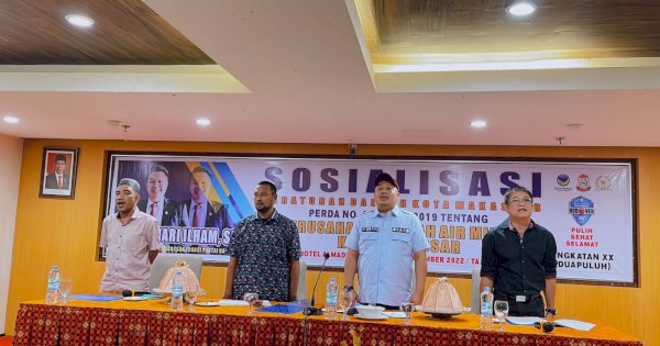 Legislator Ari Ashari Ilham Gelar Sosper Tentang PDAM Makassar