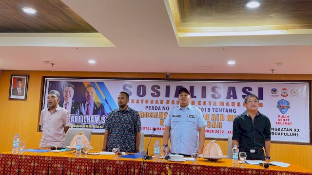 Legislator Ari Ashari Ilham Gelar Sosper Tentang PDAM Makassar