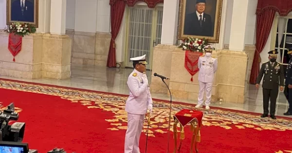 Presiden Jokowi Resmi Lantik Muhammad Ali Jadi KSAL