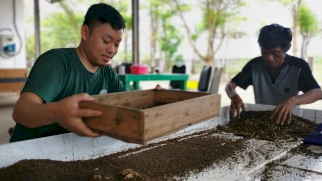 Penerapan teknologi pengurai sampah organik dengan metode belatung black soldier fly atau lalat hitam ternyata dapat menghasilkan ragam produk yang memiliki nilai jual.