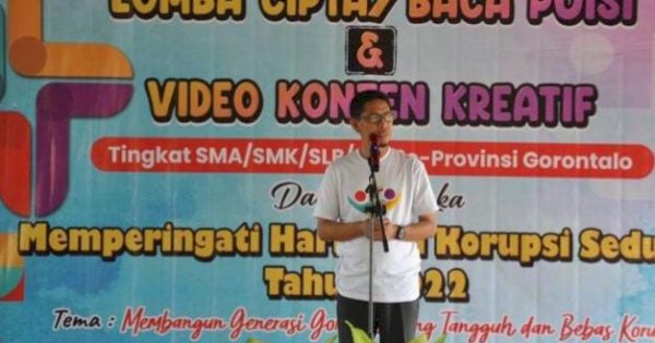 Inspektorat Gorontalo Gelar Lomba Puisi dan Konten Kreatif Peringati Hakordia 2022