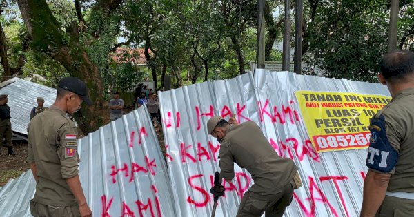 Satpol PP Rebut Aset IKBH Sudiang Setelah Lama Dikuasai Pihak Lain