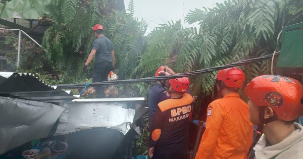 Pohon Tumbang Timpa Warung Bakso, 5 Orang Jadi Korban 