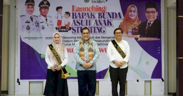 Indah-Suaib Didaulat Jadi Penggerak Program Bapak/Bunda Asuh Anak Stunting