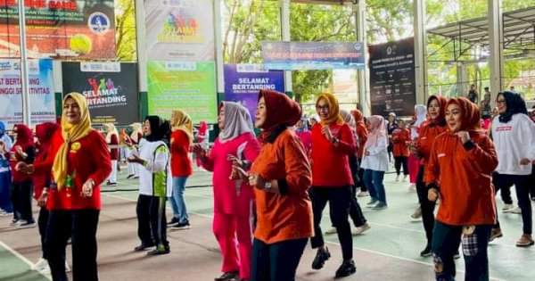 Ketua PKK Gorontalo Apresiasi Lomba Dance Line Morego yang Digelar di UNG