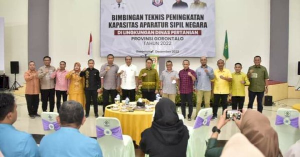 500 ASN Dinas Pertanian Gorontalo Ikut Bimtek, Ini Arahan Penjagub Hamka