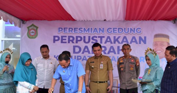 Perpustakaan Daerah Takalar Akhirnya Diresmikan, Ini Harapan Bupati Syamsari