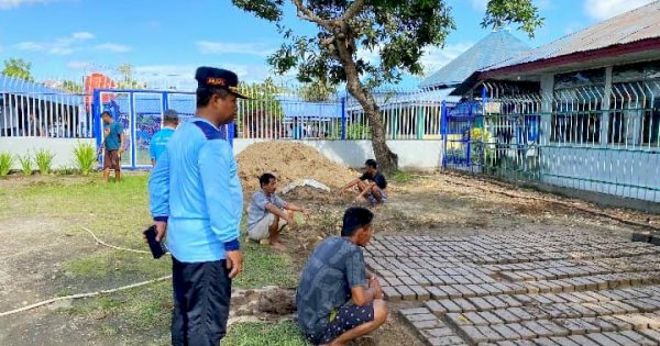 Lapas Bulukumba Kembangkan Pembuatan Batu Bata Merah Kreativitas Warga Binaan