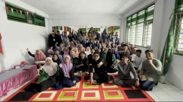 110 Santri Madrasah As'adiyah 170 Layang Makassar Mengikuti Perkampungan Bahasa Arab yang digelar pada Hari Rabu-Jum'at, 28-30 Desember 2022.