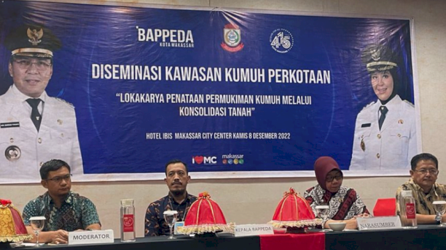 Bappeda Makassar Gelar Desiminasi Kawasan Kumuh Perkotaan