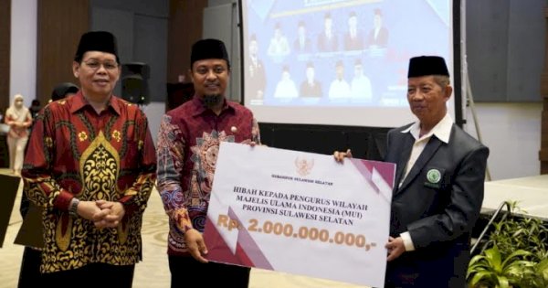 MUI dan Maznas Dapat Dana Hibah dari Pemprov Sulsel, Totalnya Rp.3 M