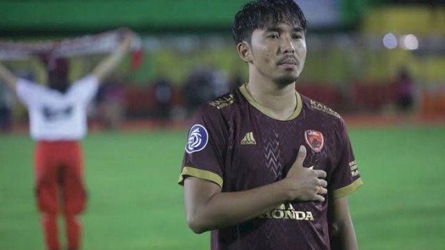 Dokumentasi M Arfan saat berseragam PSM Makassar. (foto: ig/@marfan_appang)