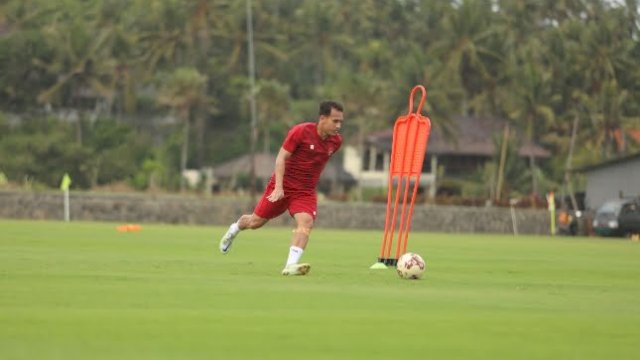 Egy Maulana Fikri saat mengikuti TC Timnas Indonesia di Bali. (foto: PSSI)