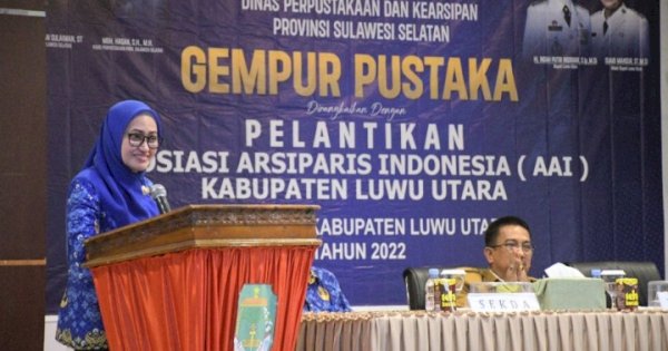 Lantik Pengurus AAI Lutra, Ini Pesan Bupati Indah