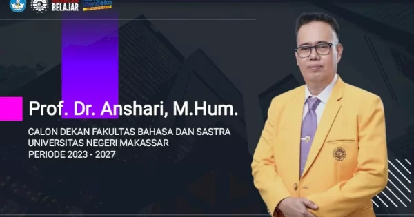 Prof Anshari Jadi Calon Tunggal Dekan FBS UNM