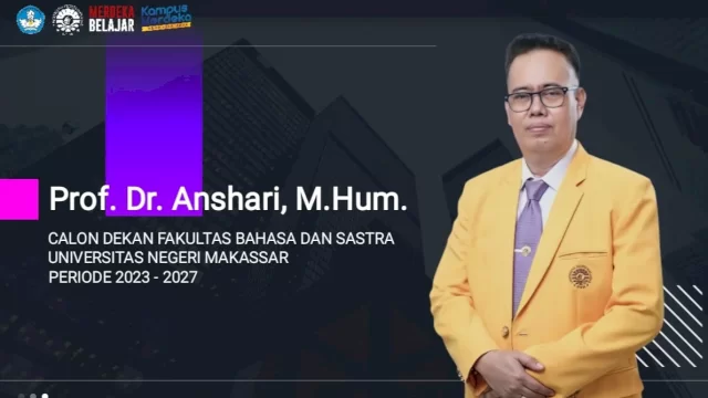 Prof Anshari Jadi Calon Tunggal Dekan FBS UNM